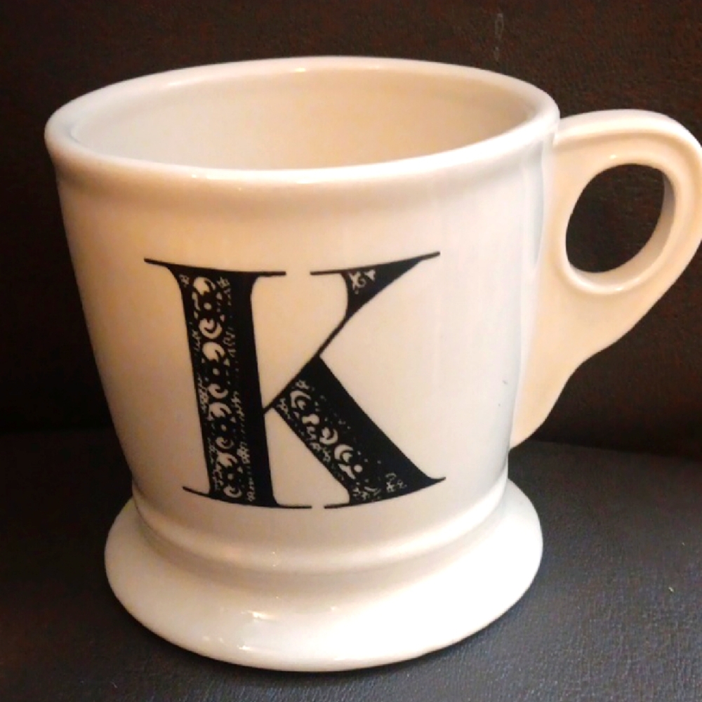 Anthropologie Monogram Mug - K
